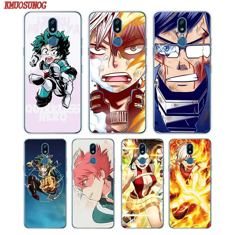 

Silicone Soft Phone Case Anime My Hero Academia for LG K50 K40 Q8 Q7 Q6 V50 V40 V35 V30 V20 G8 G7 G6 G5 ThinQ Mini Cover
