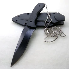 Fixed Blade Survival Hunting Knife Outdoor Small Necklace Knife Cutter Camping Tactical Knives SDIYABEIZ