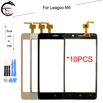 

10PCS Touch Panel For Leagoo M5 Touch Screen Digitizer Glass Touchscreen With Flex Cable For Leagoo M5 Sensor Touch Digitizer