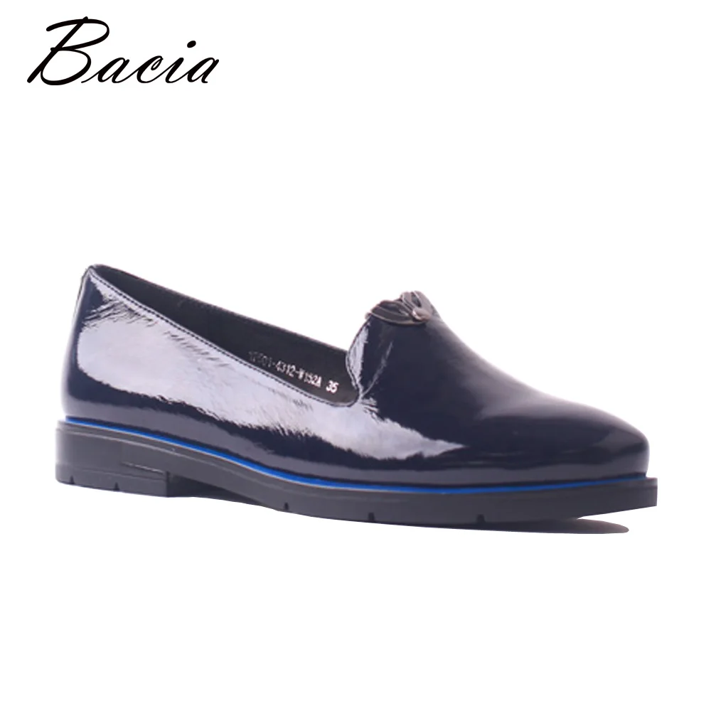 

Bacia Brief Style Loafers Women Fashion Wrinkle Genuine Leather Shoes Autumn Handmade Soft Casual High Quality Flats SB089