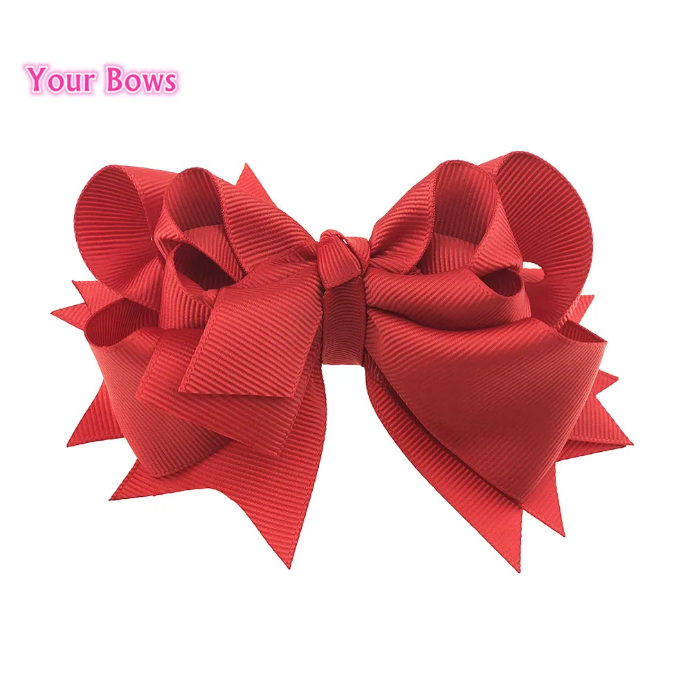 solid hair bows 05-9