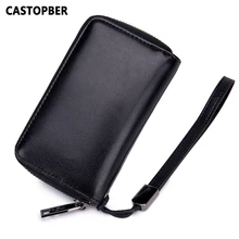 Модные женские туфли Key Holder бумажник кожаный мешок ключа смарт-кошельки Для мужчин случае Ежедневные клатчи для человека ключница дамы высокого Ёмкость