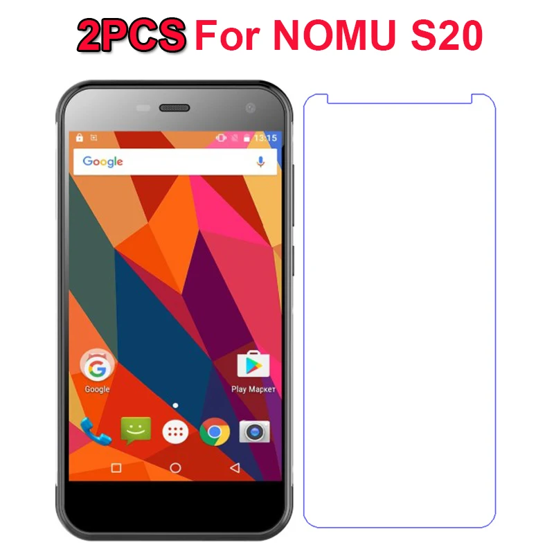 2 шт NOMU S20 закаленное стекло 100% Высокое качество Защитная пленка для экрана