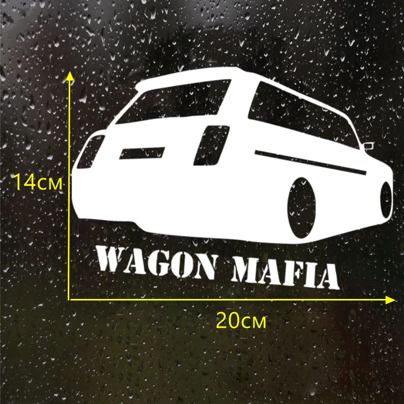 CK2379#20*14см наклейки на авто wagon mafia 2104 водонепроницаемые наклейки на машину наклейка для авто автонаклейка стикер этикеты винила наклейки стайлинга автомобилей