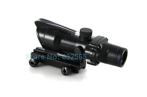 

Tactical Reticle 4x32 ACOG Style Optical Rifle Scope Hunting Sight Airsoft Gun Scopes with 20mm rail / Mil dot recticle