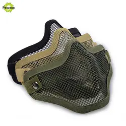 CS сетки Airsoft маска бутик Тактический Охота металлический провод Половина открытый Велосипедный спорт для верховой езды открытый поле