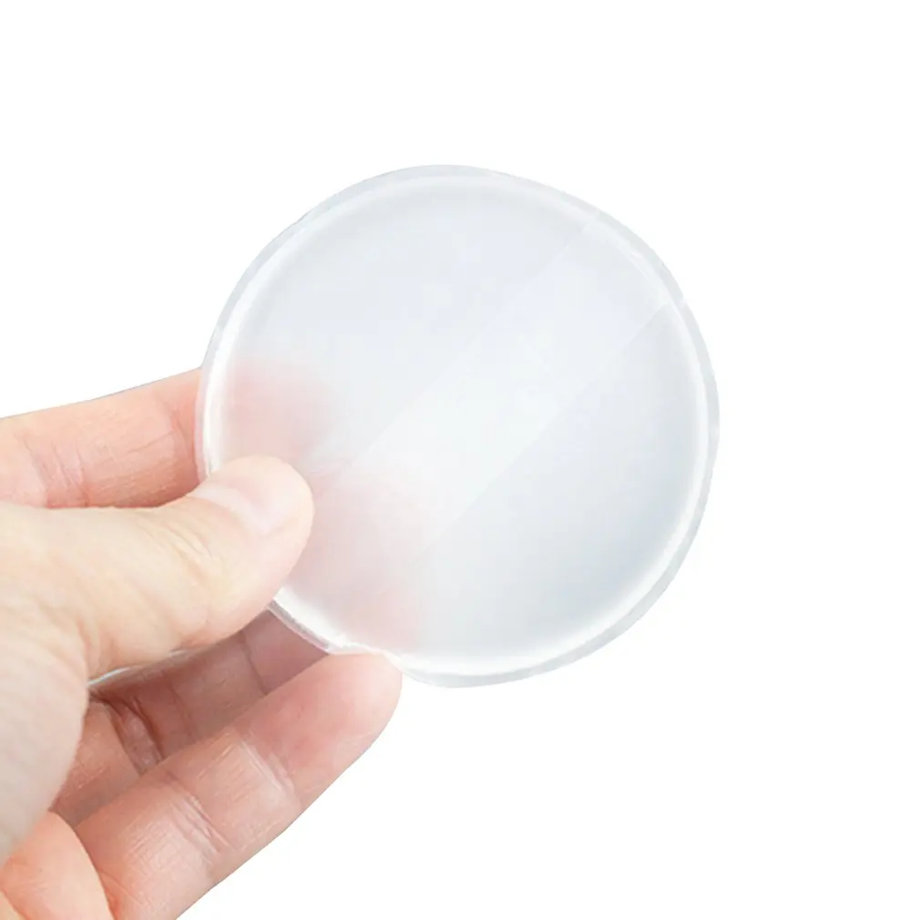 1 шт. Прозрачная мягкая силиконовая круглая основа для макияжа Косметические Инструменты для красоты силигубка воздушная подушка влажное и сухое двойное использование