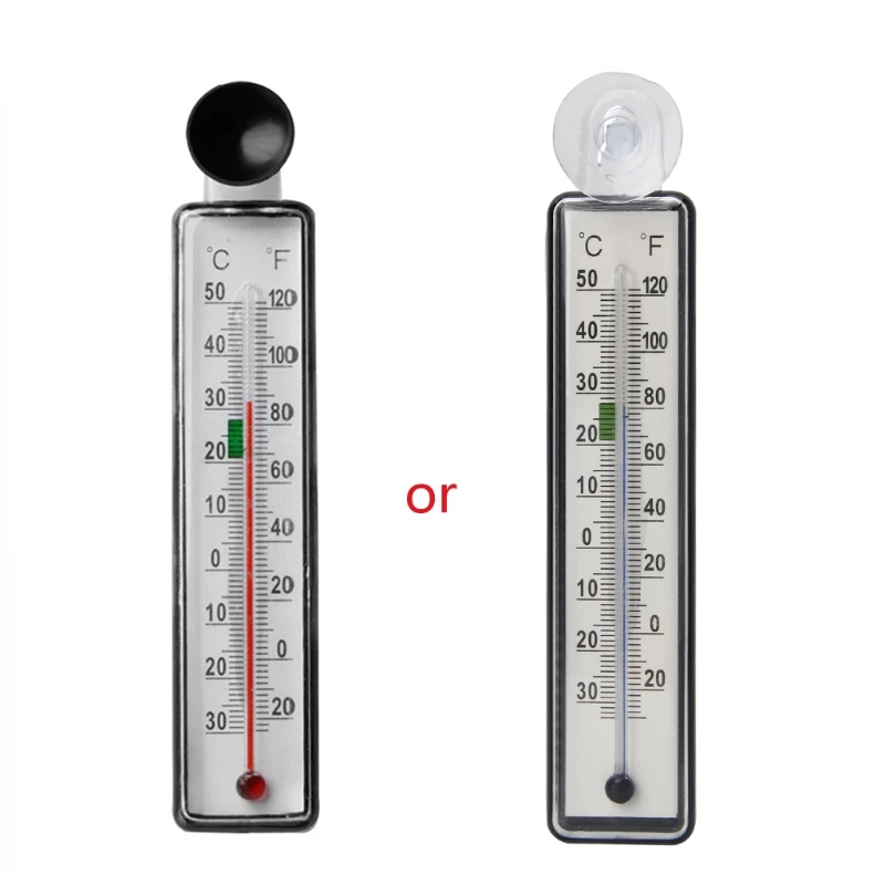 Термометр для аквариума стеклянный измеритель температуры воды с присоской Прямая поставка - Цвет: Random