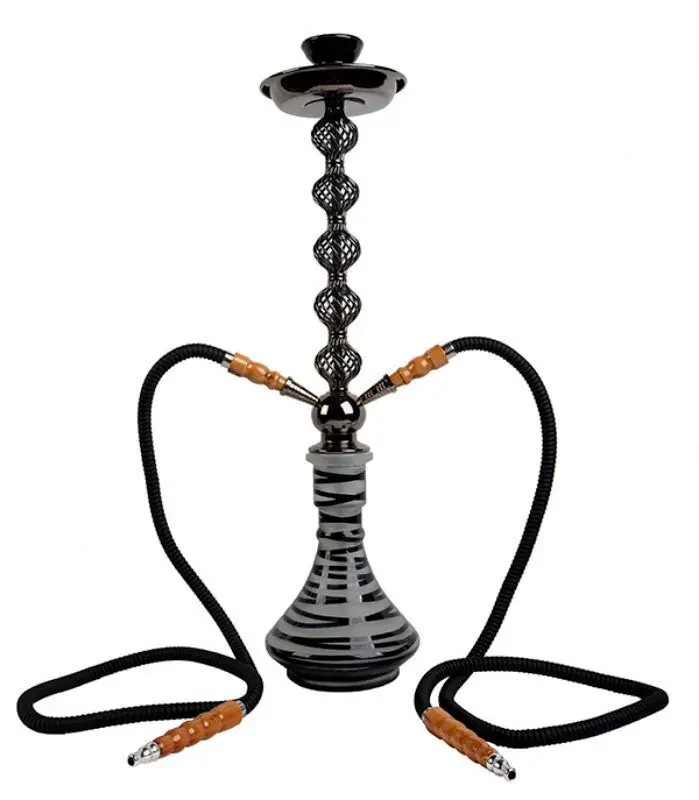 

1pcs delicate Glass hookah Shihsha narguile variety of styles beading shape pole and color double tube,beautiful smoking bottle