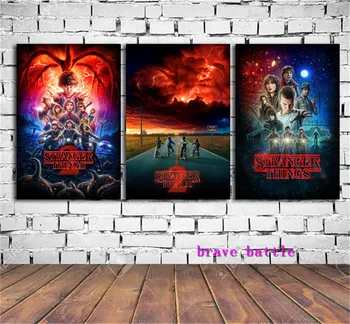 

Stranger Things - Season 2 Canvas Painting Living Room Home Decor Modern Mural Art Oil Painting