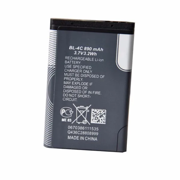 Original-BL-4C-Phone-Battery-890mAh-Batteries-For-Nokia-6300-X2-6100-6066-6103-6131-With (3)