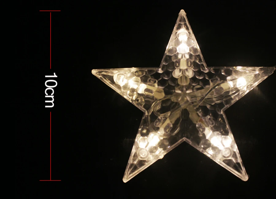 Star Curtain LED String Lights (24)