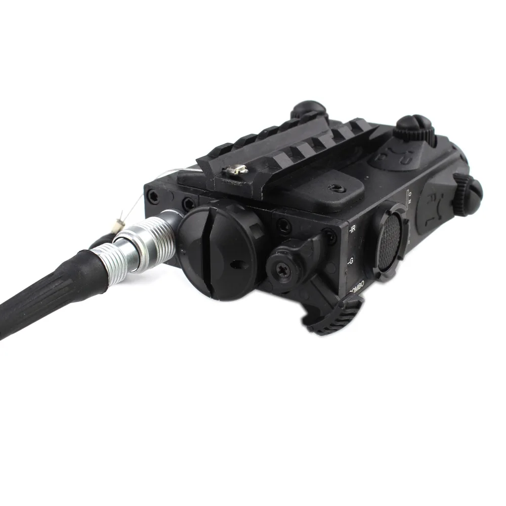 New Military Grade Tactical Hunting Rifle Dual Beams Green  collimator Laser Sight point with IR Laser Scope Combo