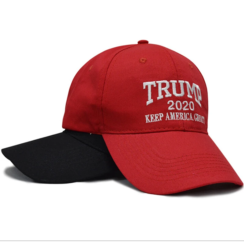 للجنسين قابل للتعديل الجمهوري أحمر أسود قبعة إعادة الانتخابات إبقاء أمريكا كبيرة التطريز 2020 جديد كاب القطن قبعات بيسبول