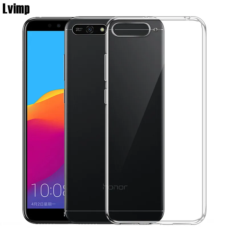 

For Huawei Honor 7A Case Ultra Thin Clear Transparent Soft TPU Case For Huawei Y6 Y5 Lite Y7 Prime Y9 2018 Protective Back Cover