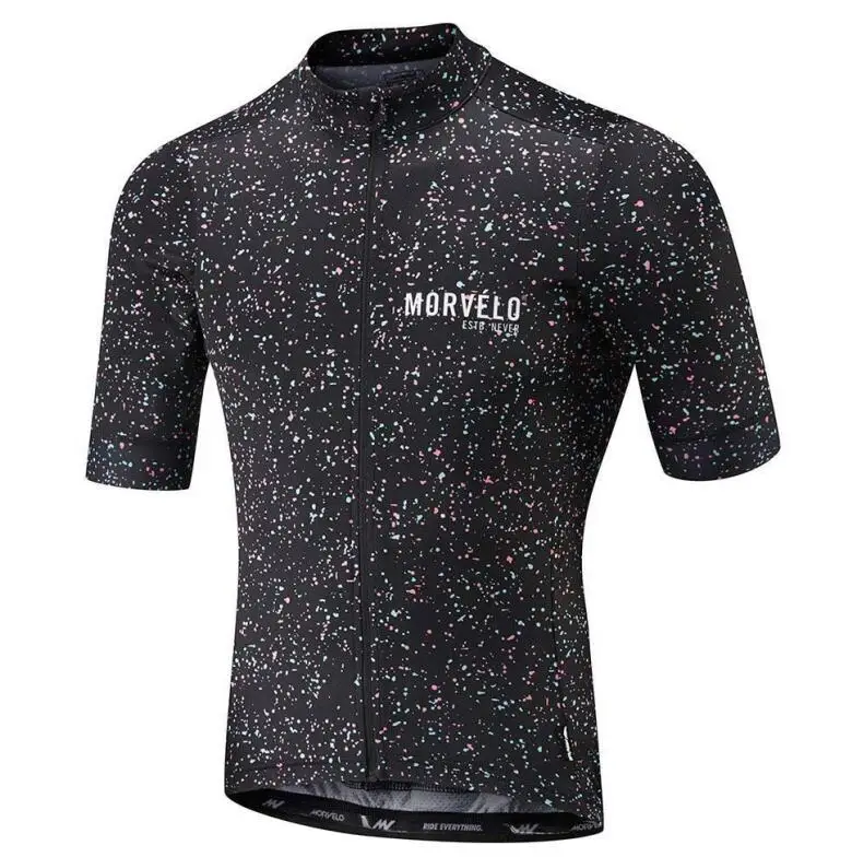 Morvelo Лето дышащий короткий рукав Велоспорт Джерси для мужчин Ropa De Ciclismo Hombre велосипедная Одежда Топы MTB велосипедная одежда - Цвет: style 3