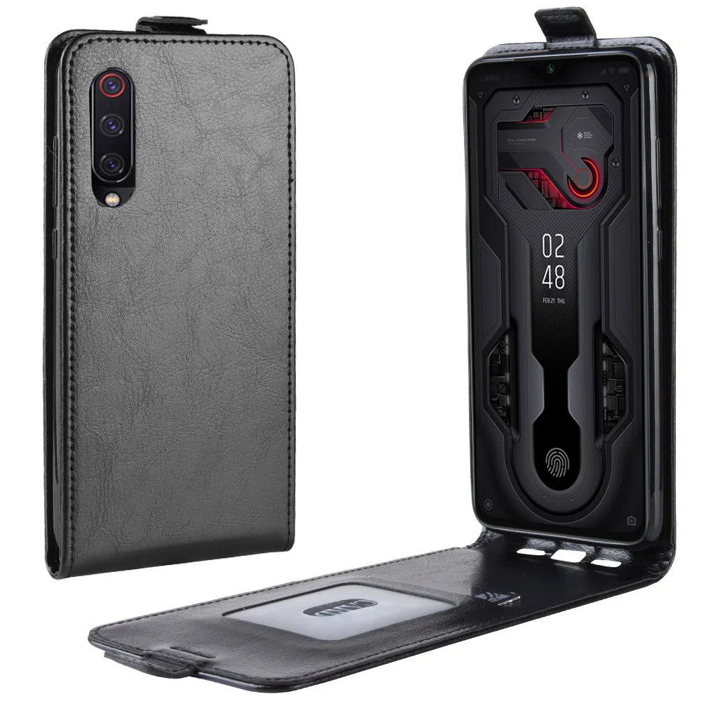 Прозрачный чехол для Xiaomi Mi 9 оригинальный кожаный защитный Mi9 чехлы с откидной