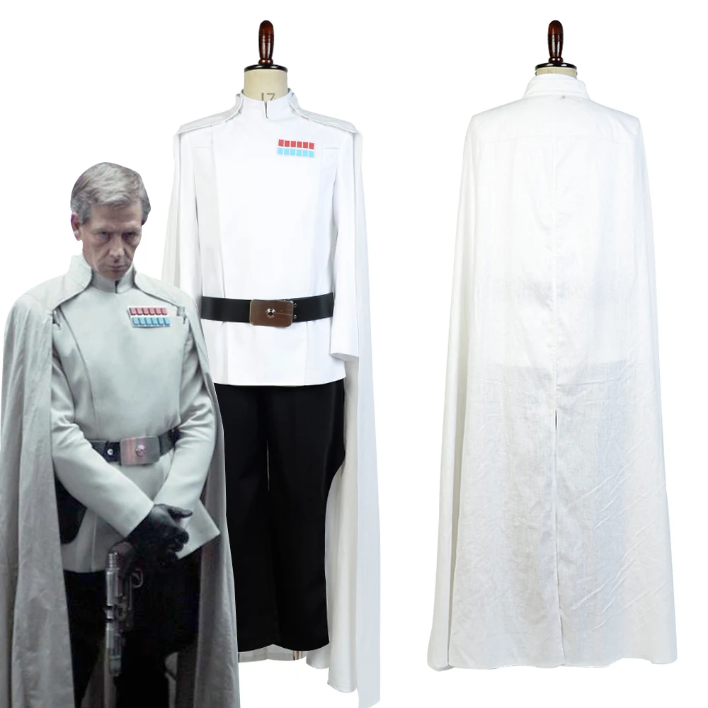 Rogue One: A Star Wars Story Director Krennic Officer; костюм для косплея; белый костюм; Униформа; карнавальные костюмы на Хэллоуин