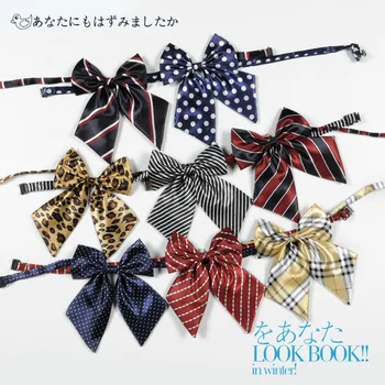 

Korean Bowtie Silk Tie Gifts for Men Detachable Collar Rhinestone Bow Ties Fashion Shirts Women