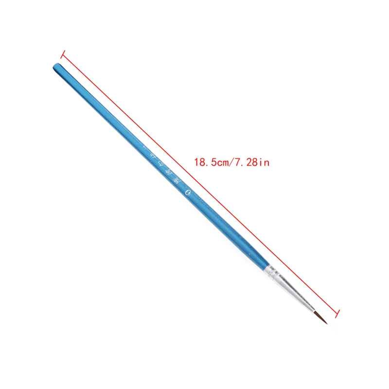 5 шт., отличное качество, нейлоновая кисть для волос, ручная ручка, для художника, акварельная акриловая краска, для рисования, художественная ручка, кисть для рисования, нейлоновая кисть