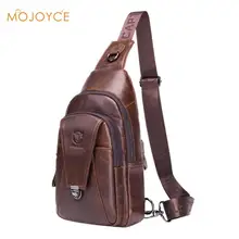 BULLCAPTAIN Casual Men Shoulder Chest Belt Packs Leather Waist Sports Bags Body Messenger Casual Shoulder Pouch Purse