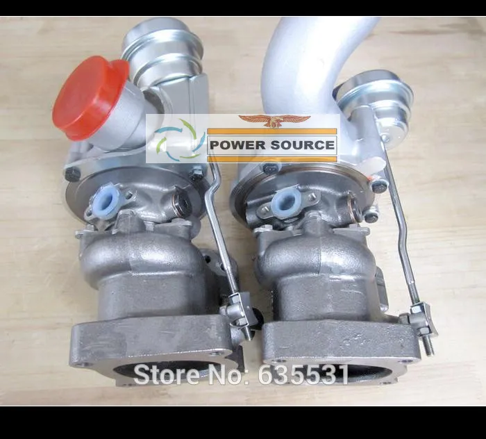 K03 53039880016 53039880017 Twin Turbos Turbocharger For AUDI S4 97-01 A6 99-01 AJK ARE AZB AGB V6 2.7L 265HP (4)