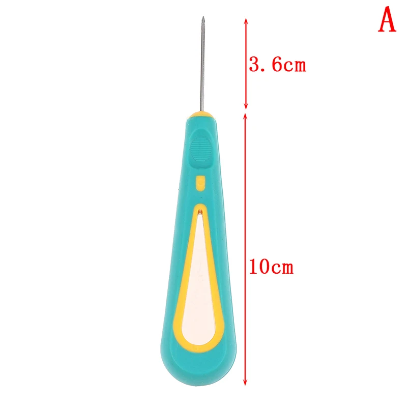 3 размера шило крюк иглы съемный ручной БРОШЮРОВЩИК конус стальная БРОШЮРОВЩИК дыропробивка Швейные Шило иглы для ремонта кожаной обуви