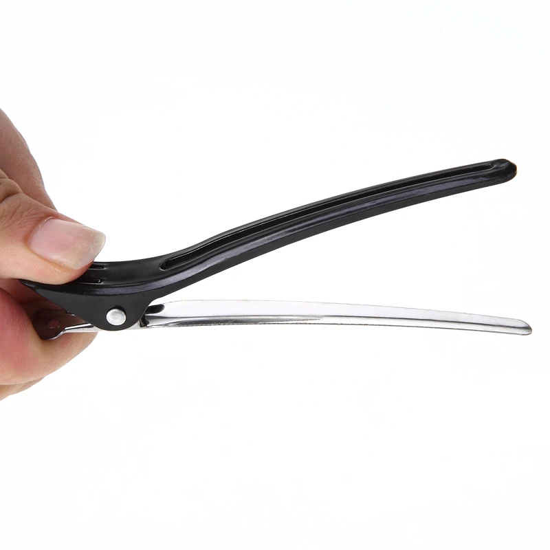 10PCS Hairdressing Black Section Clamps Hair Clips Alloy Plastic Pro Hairdressing Hairpins Cutting Salon Hair Styling Tools 10PCS Hairdressing Black Section Clamps Hair Clips Alloy Plastic Pro Hairdressing Hairpins Cutting Salon Hair Styling Tools