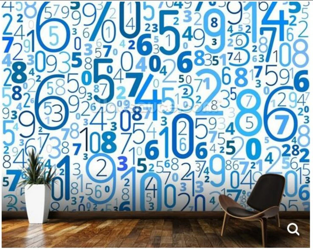 العرف مجردة خلفيات والأرقام 3d صورة جدارية ل غرفة المعيشة مكتب أريكة خلفية بابيل دي parede تزيين المنزل