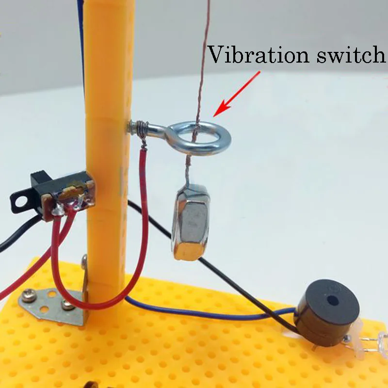 DIY физический эксперимент звуковая сигнализация землетрясения креативная