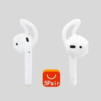 

Ear Hooks and Covers Accessories Compatible with Apple AirPods or EarPods Headphones/Earphones/ Earbuds (5 Pairs)
