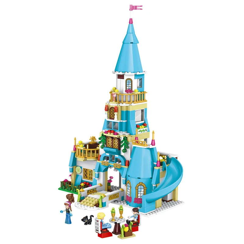 

Princess Anna And The Prince Castle Construction Model Minit Kits Blocks Bricks Toys For The Children Of The Girl With Gift