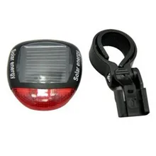 Environmentally Friendly Solar Bicycle Tail lights Taillights Warning Lights Bike Accessories