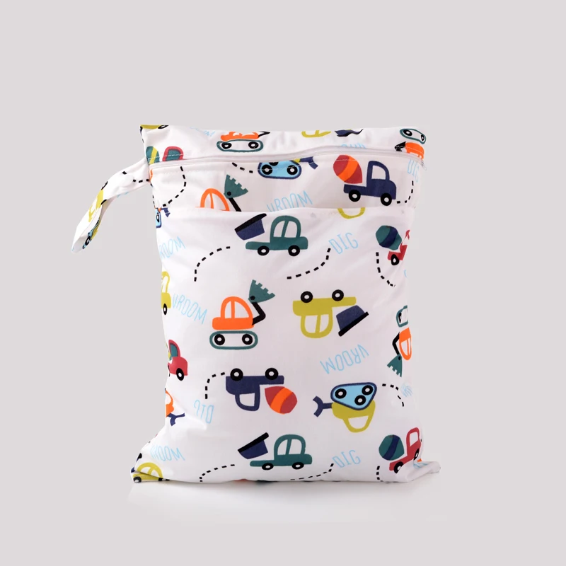 New font b Double b font Layers Washable Reusable Cloth Nappy Wet Bag 5 Colors Diaper