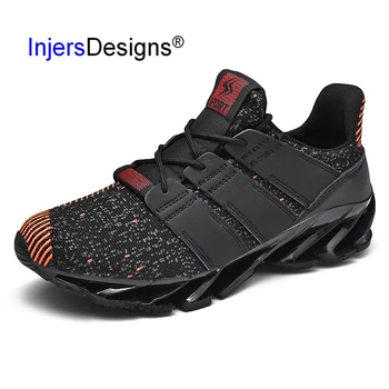 

Spring Summer Sneakers Lace-Up Breathable Wild Walking Shoes Height Increasing Mens Trainers Casual Men Shoes Zapatillas Hombre
