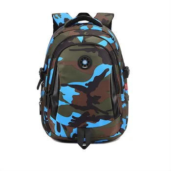 

3 Sizes Camouflage Waterproof Nylon School Bags for Girls Boys Orthopedic Children Backpack Kids Bag Grade 1 - 6 Mochila Escolar