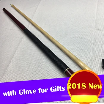 

2-Piece Pool Cue Kit with Case 2 Pieces 13 mm Tip Durable Billiard Cue Handmade Pool Kit Stick
