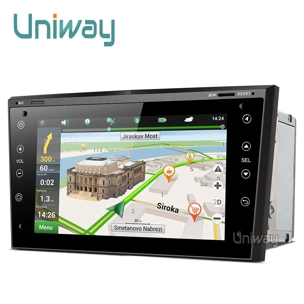 Best uniway AOB7071 2G+32G android 8.1  car dvd for Opel Meriva Antara Zafira Veda Agila Corsa Vectra Astra H 2006 2007 2008 200 4