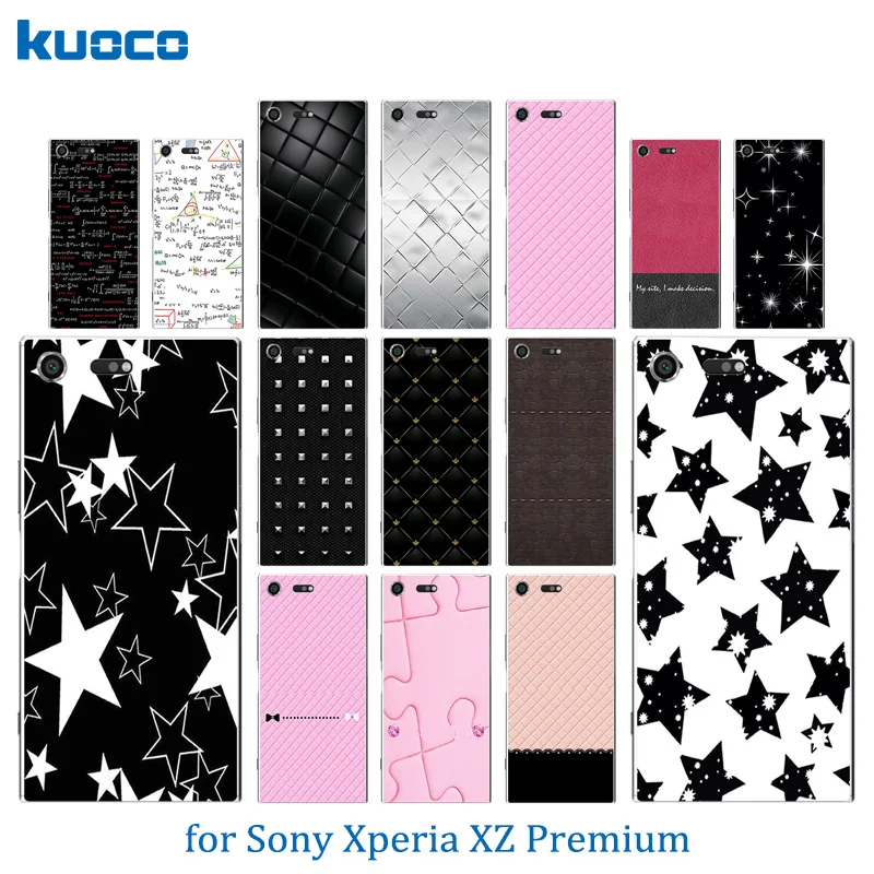 5.46 inch for Sony Xperia XZ Premium Phone Case Colorful Pattern Back Cover Xz Coque Anti Knock Capa |