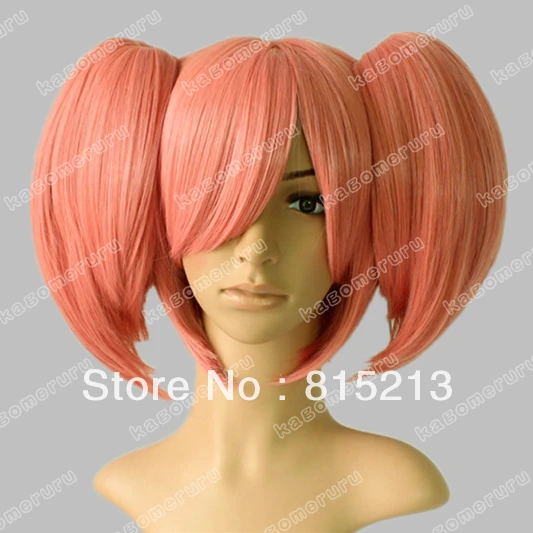 

FREE SHIPPING>>>jj 0047 Puella Magi Madoka Magica Madoka Puffy Pink Cosplay Wig