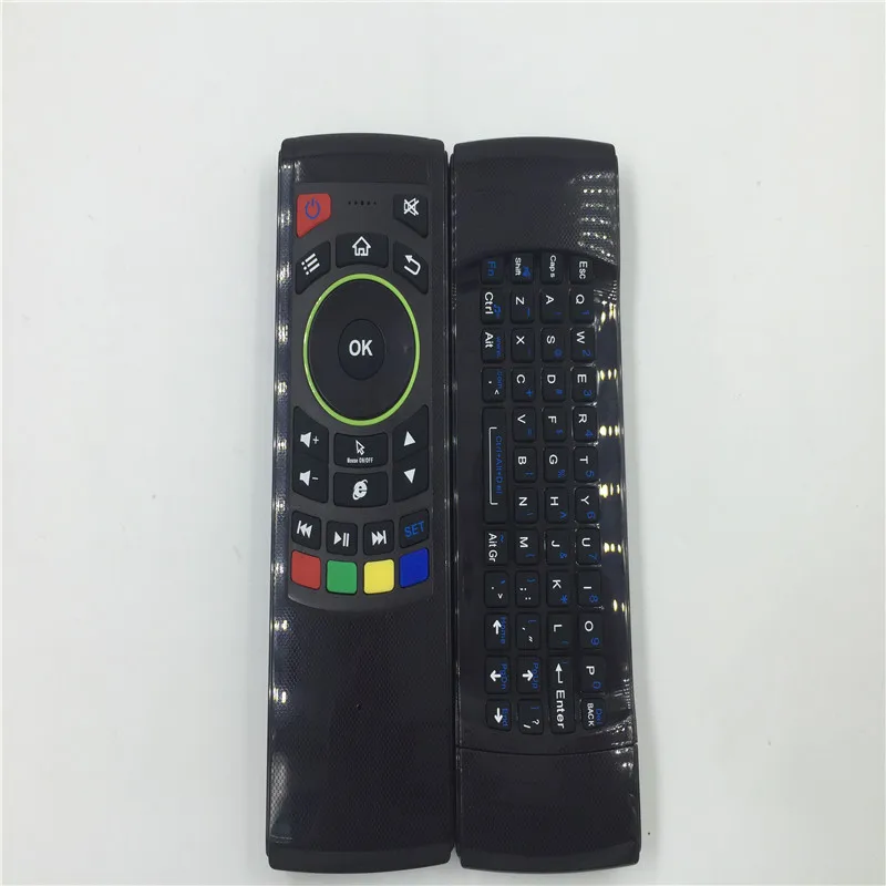 Гироскоп FM5 Mini Fly Air mouse Air Keyboard и 2,4 ГГц для Android ТВ-плеер для мини-ПК Пульт дистанционного управления для ТВ-комплекта