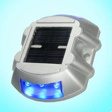 Светодиодный алюминиевый сплав в форме подковы солнечное освещение водонепроницаемый T20 Светодиодный Маркер светоотражающий безопасный дорожный штифт маркер освещение