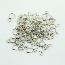 200pcs/lot 12mm Crystal Matal Hanging Hooks For Crystal Balls Lighting & Curtain Ending fitting beads