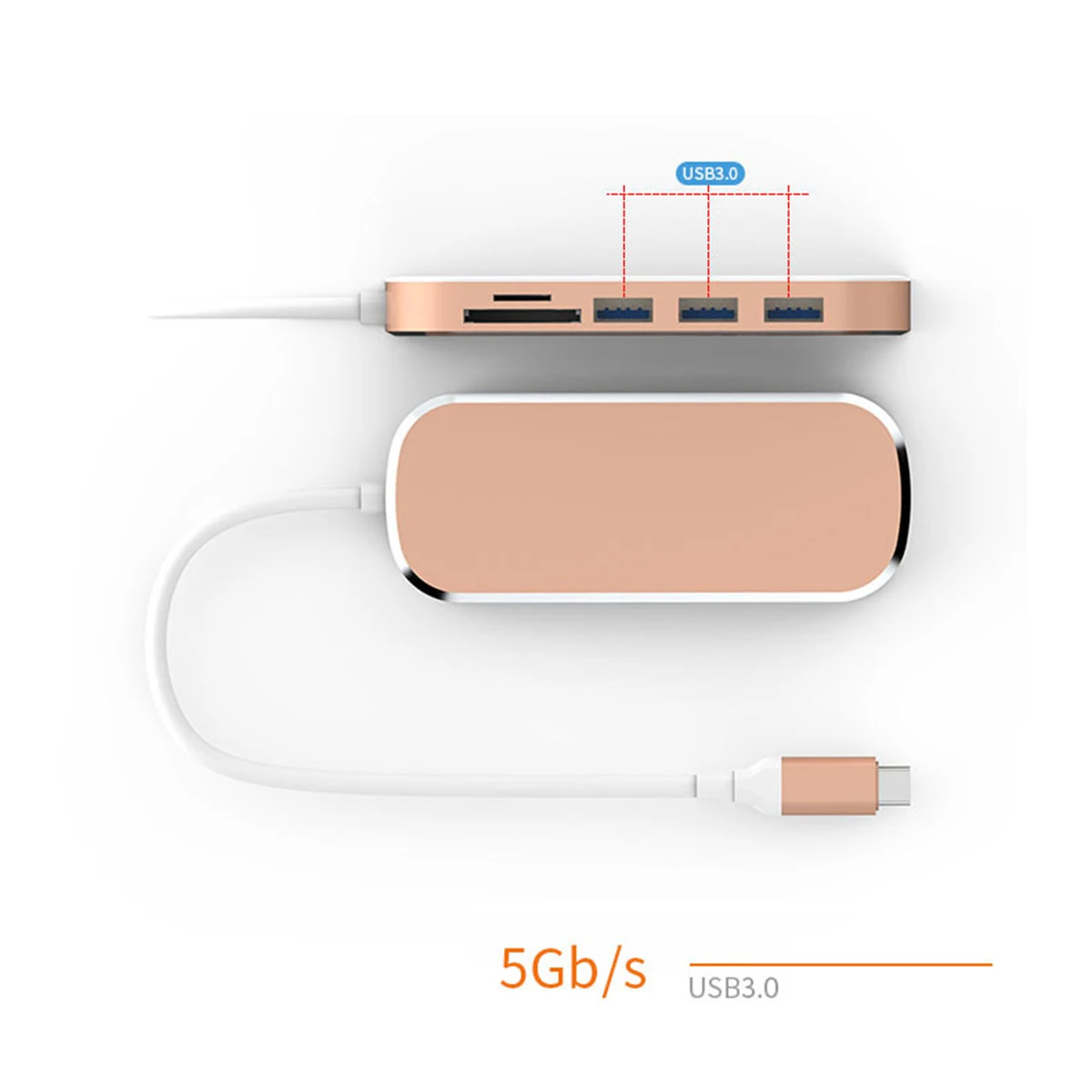Type-c к HDMI к USB3.0 концентратор расширитель концентратор USB-C док-станция