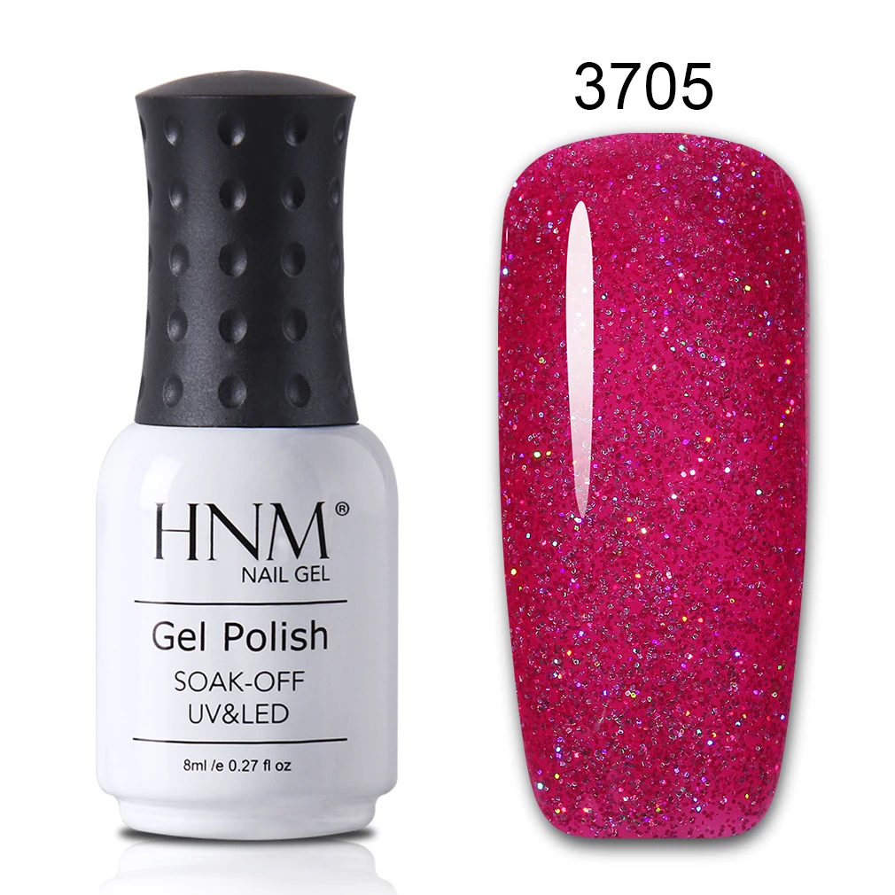 3705 HNM 8 мл, 22 цвета, Полупостоянный лак Vernis, Гелевый лак для ногтей, неоновый Гель-лак, лак для ногтей, чернила Vernis, замочить - Цвет: 3705