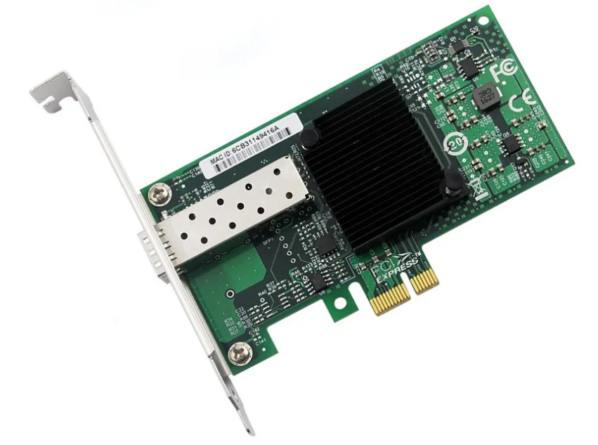 "E ZHOU" EZNC36236 PCIe гигабитная SFP волоконная сетевая карта, сервер настольный компьютер независимая сетевая карта BCM5708