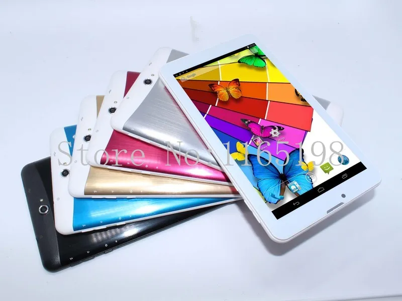  Hot !!!7 inch Andriod 4.2 Dual Sim Card Dual Cameras Dual Core phone call 3g gsm  tablet pc MTK 6572 Bluetooth WIFI FM 1024*600 