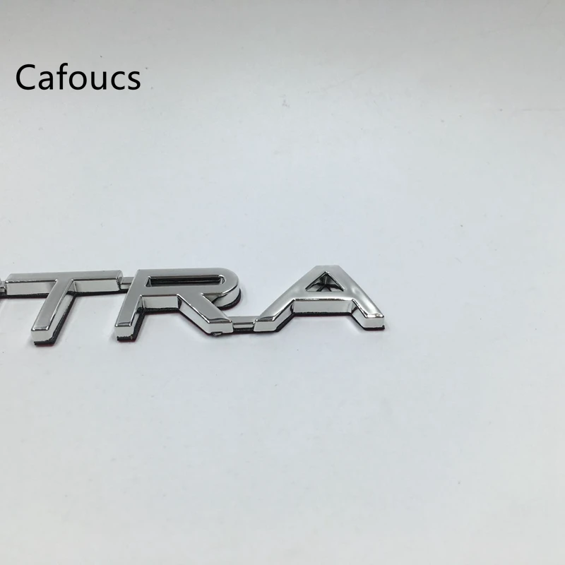 Cafoucs для Hyundai ELANTRA автомобильные хромированные буквы ABS Эмблема задний багажник