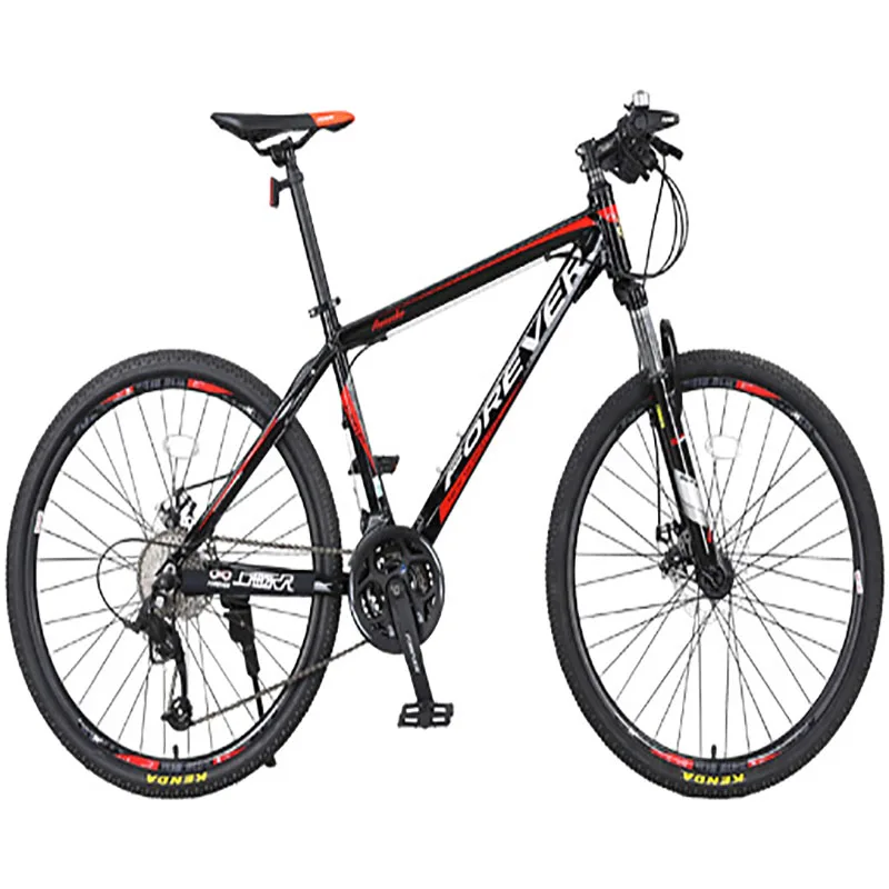 Mountain Bike Male Students High Carbon Steel Frame Double Disc Brake 24 Speed 26 Inch Wire Disc For Teenagers Variable