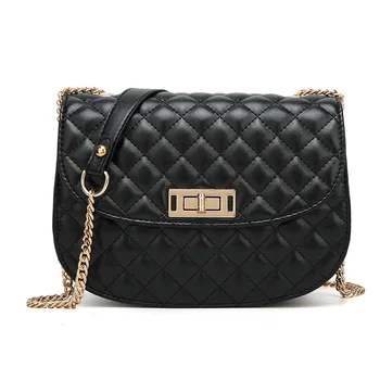 

PU leather Ling Plaid women's chain coin purses organzier wallets small phone pouches carteira bolsas feminina bolsos for girls